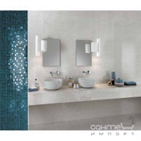 Керамогранит полированный 30x60 Atlas Concorde Marvel Gems Terrazzo Lappato Mix Cold Белый-Серый