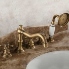 Змішувач для врізної ванни на 5 отворів Art Design Deco 1315DBR бронза