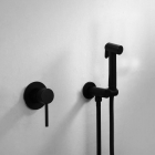 Гигиенический душ скрытого монтажа Art Design Nice 3458 матовый черный