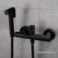 Гигиенический душ со смесителем Art Design 023BL матовый черный
