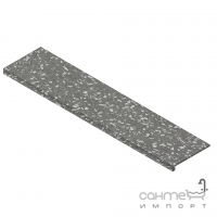 Ступень фронтальная полированная 33x150 Atlas Concorde Marvel Gems Terrazzo Scalino Lappato Grey Серая