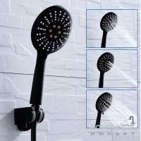 Ручний душ із 3 режимами Art Design 8999 матовий чорний