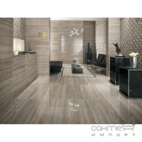 Керамогранит полированный 30x60 Atlas Concorde Marvel Pro Lappato Travertino Silver Коричневый