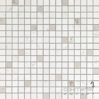 Мозаика керамическая 30,5x30,5 Atlas Concorde Marvel Stone Mosaic Q Carrara Pure Белая