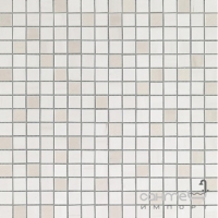 Мозаика керамическая 30,5x30,5 Atlas Concorde Marvel Stone Mosaic Q Bianco Dolomite Белая