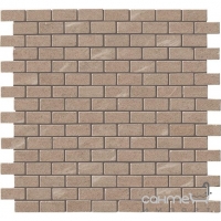 Мозаика-кирпичики 29,8x29,8 Atlas Concorde Marvel Stone Mosaico Burattato Matt Desert Beige Бежевая