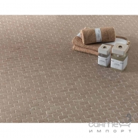 Мозаика-кирпичики 29,8x29,8 Atlas Concorde Marvel Stone Mosaico Burattato Matt Desert Beige Бежевая