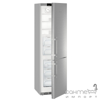 Двухкамерный холодильник с зоной свежести BioFresh и системой NoFrost Liebherr CBNef 4835 серебристый