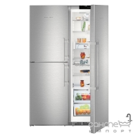Комбинированный холодильник Side-by-Side Liebherr Premium BioFresh NoFrost SBSes 8483 нержавеющая сталь