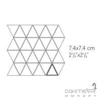 Мозаїка із трикутників настінна 30,5x30,5 Atlas Concorde Mek Mosaico