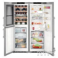 Комбинированный холодильник Side-by-Side Liebherr PremiumPlus SBSes 8496 нержавеющая сталь