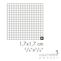 Настенная керамическая мозаика 30,5x30,5 Atlas Concorde Mek Mosaico Q Wall Medium Светло-Серая