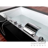Змішувач для ванни врізний на 5 отворів з каскадним виливом Rea Stream 91145 REA-B0107 хром