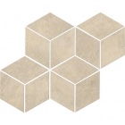 Керамогранитная мозаика из шестиугольников 30,5x35,2 Atlas Concorde Raw Mosaico Esagono Sand Бежевая