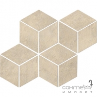 Керамогранітна мозаїка із шестикутників 30,5x35,2 Atlas Concorde Raw Mosaico Esagono Sand Бежева