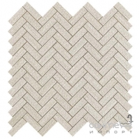 Керамическая мозаика - ёлочка 32,4x32,4 Atlas Concorde Room Herringbone Wall Cord Бежевая