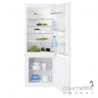 Вбудований двокамерний холодильник з нижньою морозильною камерою Electrolux ENN2300AOW білий