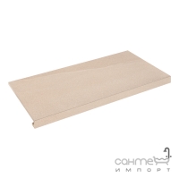 Ступень угловая правая 600x345x35 Zeus Ceramica Calcare Beige Бежевая SZRXCL3RR2