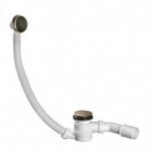 Сифон для ванни/високого душового піддону McAlpine HC2600CLAB антична латунь