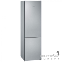 Отдельностоящий двухкамерный холодильник с нижней морозильной камерой Siemens KG39NVL316 нержавеющая сталь