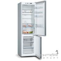 Окремий двокамерний холодильник із нижньою морозильною камерою Siemens KG39NVL316 нержавіюча сталь