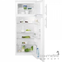 Окремий двокамерний холодильник із верхньою морозильною камерою Electrolux EJ2301AOW2 білий