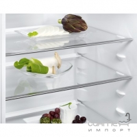 Отдельностоящий двухкамерный холодильник с верхней морозильной камерой Electrolux EJ2301AOW2 белый