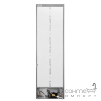 Отдельностоящий двухкамерный холодильник с нижней морозильной камерой Electrolux EN3790MKX серебристый