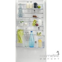 Окремий двокамерний холодильник із нижньою морозильною камерою Electrolux EN3889MFW білий