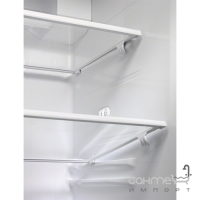 Окремий двокамерний холодильник з бічною морозильною камерою Electrolux EAL6140WOU сірий
