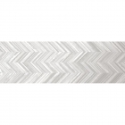 Настінна плитка декор Ibero Cromat-One Dec. Fold White 25x75