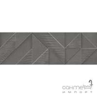 Плитка настенная декор Ibero Cromat-One Delice Carbon 25x75