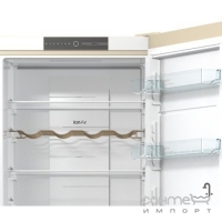 Окремий двокамерний холодильник з нижньою морозильною камерою Gorenje NRK621CLI слонова кістка