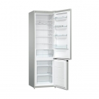 Отдельностоящий двухкамерный холодильник с нижней морозильной камерой Gorenje NRK621PS4B серебро
