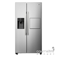 Отдельностоящий двухкамерный холодильник Gorenje Side-by-side NRS9181VXB нержавеющая сталь
