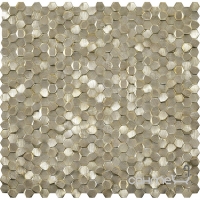 Мозаика L Antic Colonial Gravity Aluminium 3D Hexagon Gold 30.4x31