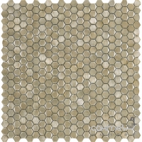 Мозаика L Antic Colonial Gravity Aluminium Hexagon Gold 31x31