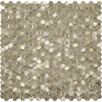 Мозаика L Antic Colonial Gravity Aluminium 3D Hexagon Gold 30.7x30.1