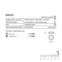 Точечный светильник Azzardo Biagio AZ1492 хром