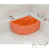 Цветная угловая ванна Redokss San Florence правосторонняя 1500х1000