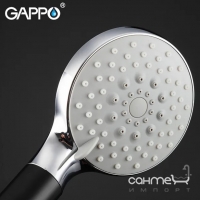 Змішувач для ванни Gappo Atalantic G3281 з лійкою для душу та тримачем лійки, чорний, хром