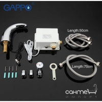 Сенсорний змішувач для раковини Gappo G517 із термостатом