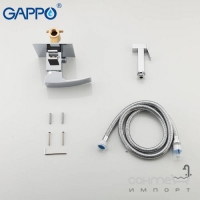 Гигиеническая лейка скрытого монтажа Gappo G7207-1
