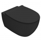 Унітаз підвісний безободковий із сидінням softclose Globo 4ALL MDS03AR+MDR20AR матовий чорний