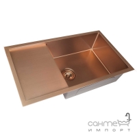 Мийка кухонна Imperial D7844BR PVD bronze Handmade 3.0/1.2 mm IMPD7844BRPVDH12 бронза сатин
