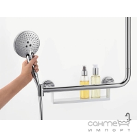 Душевая штанга Hansgrohe Comfort 110 26404400 правосторонняя, хром