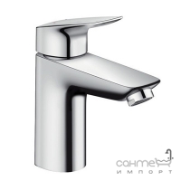 Смеситель для раковины с донным клапаном Hansgrohe Logis LowFlow 71104000 хром