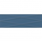Плитка настенная Opoczno Gravity Marine Blue Silver Inserto Satin 24x74
