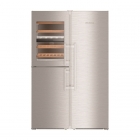 Комбінований холодильник Side-by-Side Liebherr PremiumPlus SBSes 8496 A+++ нержавіюча сталь