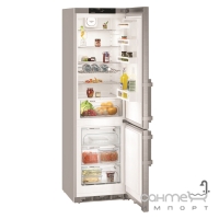 Двухкамерный холодильник с зоной свежести BioFresh и системой NoFrost Liebherr CNef 4835 серебристый